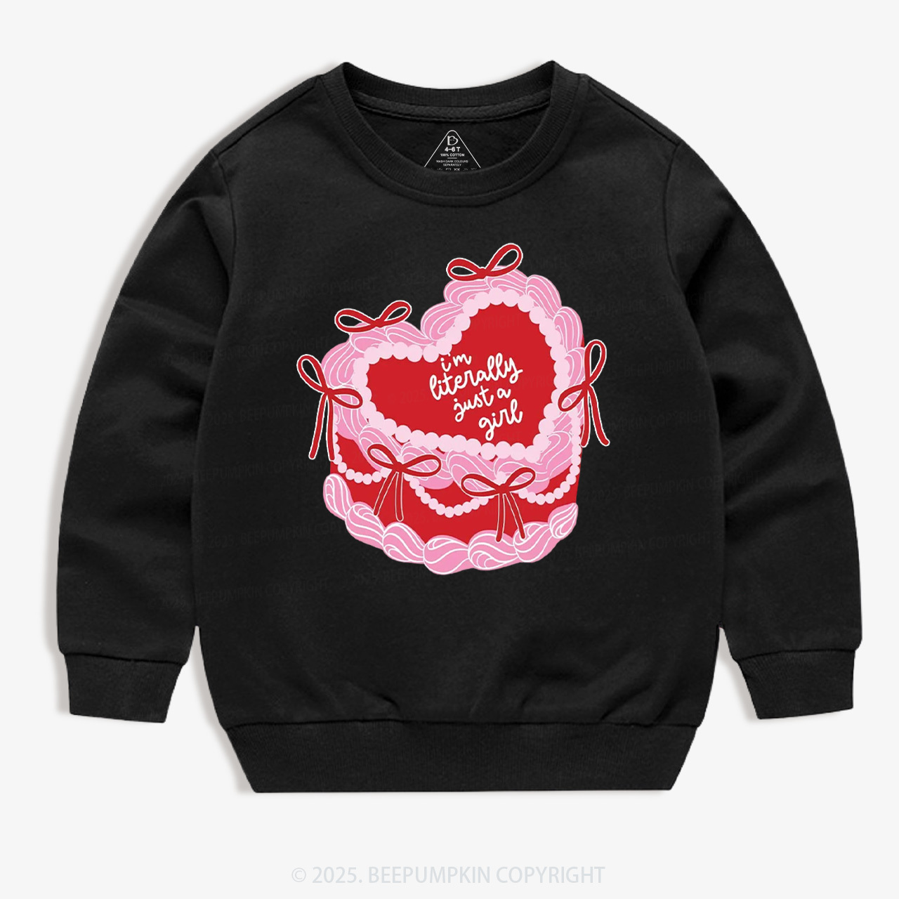 Literally Just A Girl Kid's Sweatshirt