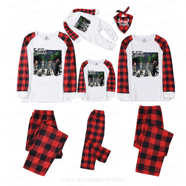 Interesting Street Scene Christmas Family Matching Pajamas