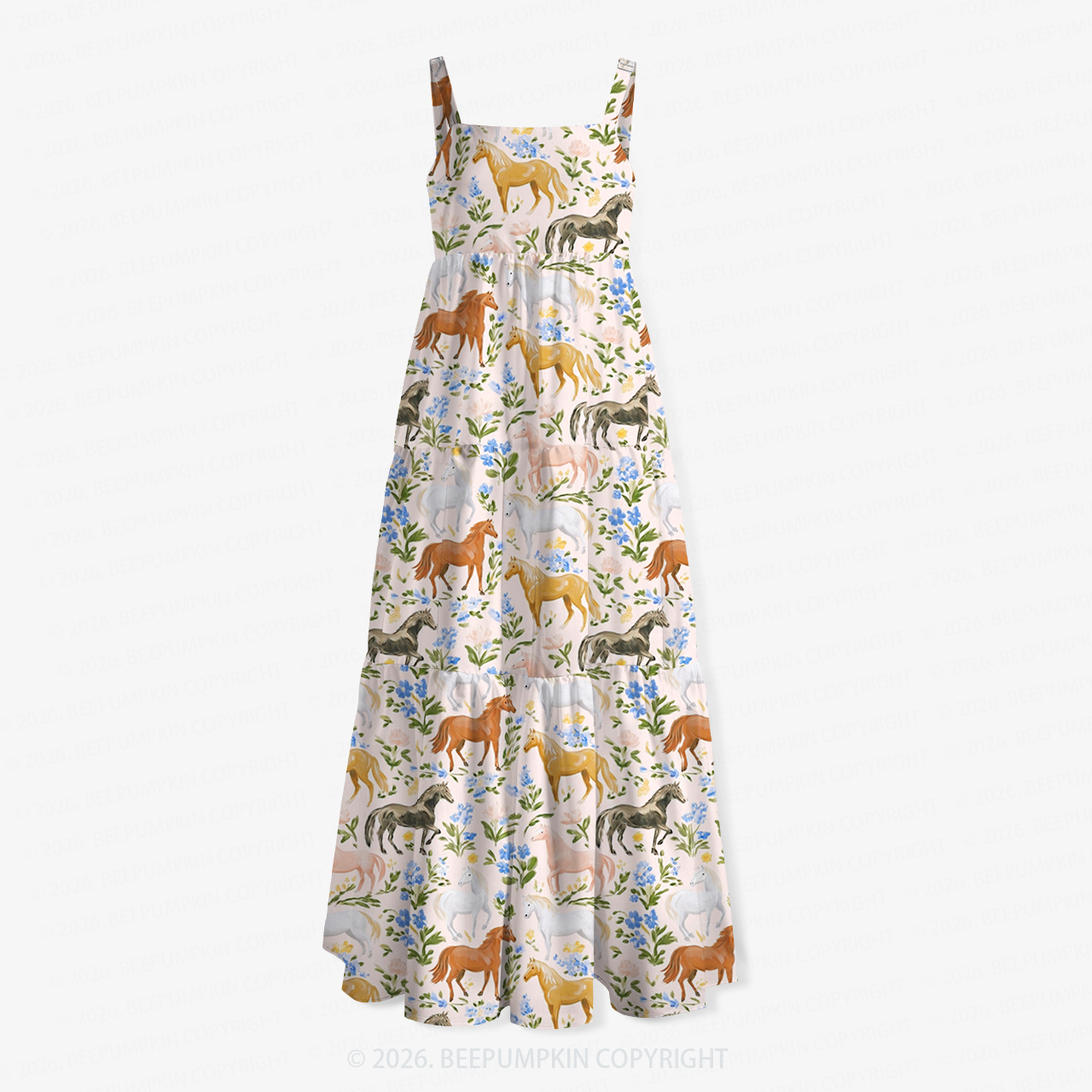 Wildflower Pony Garden Women’s Voile Cami Dress