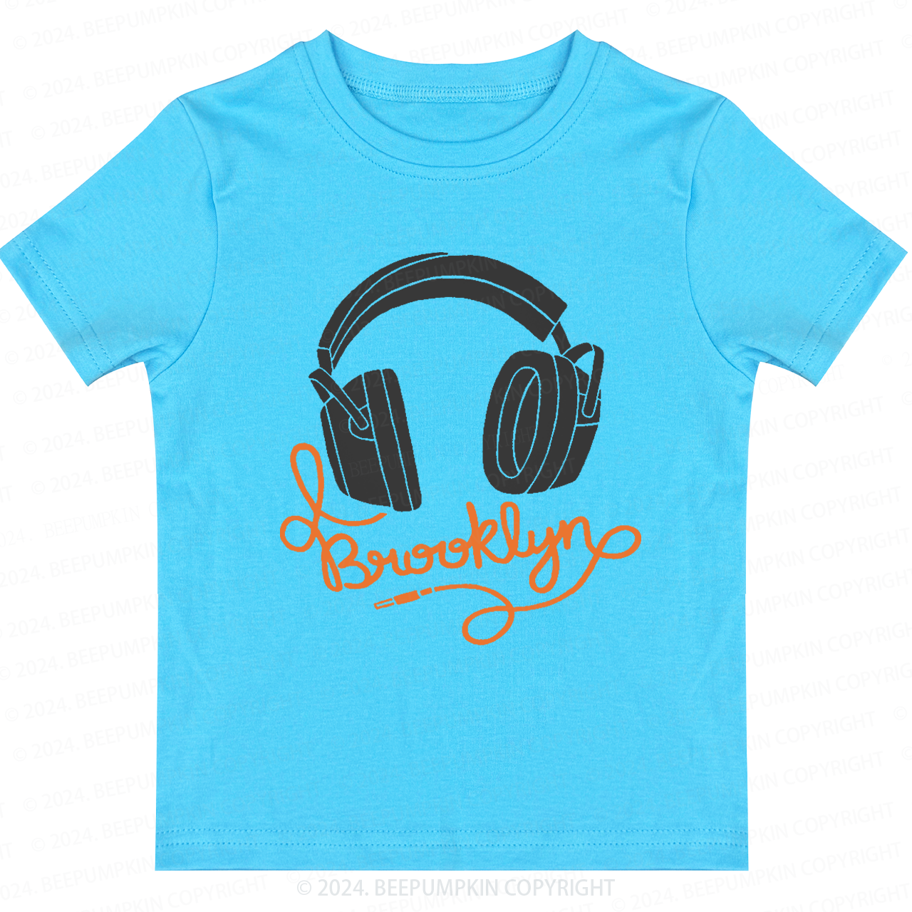 Headphone Cable Brooklyn Toddler&Kids Tees 8