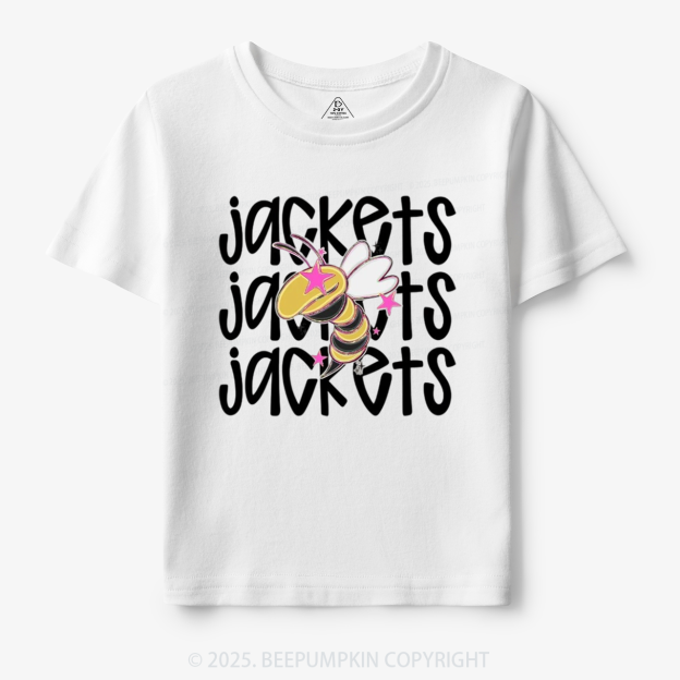 School Mascot Yellow Jackets Toddler&Kid's Tees Beepumpkin