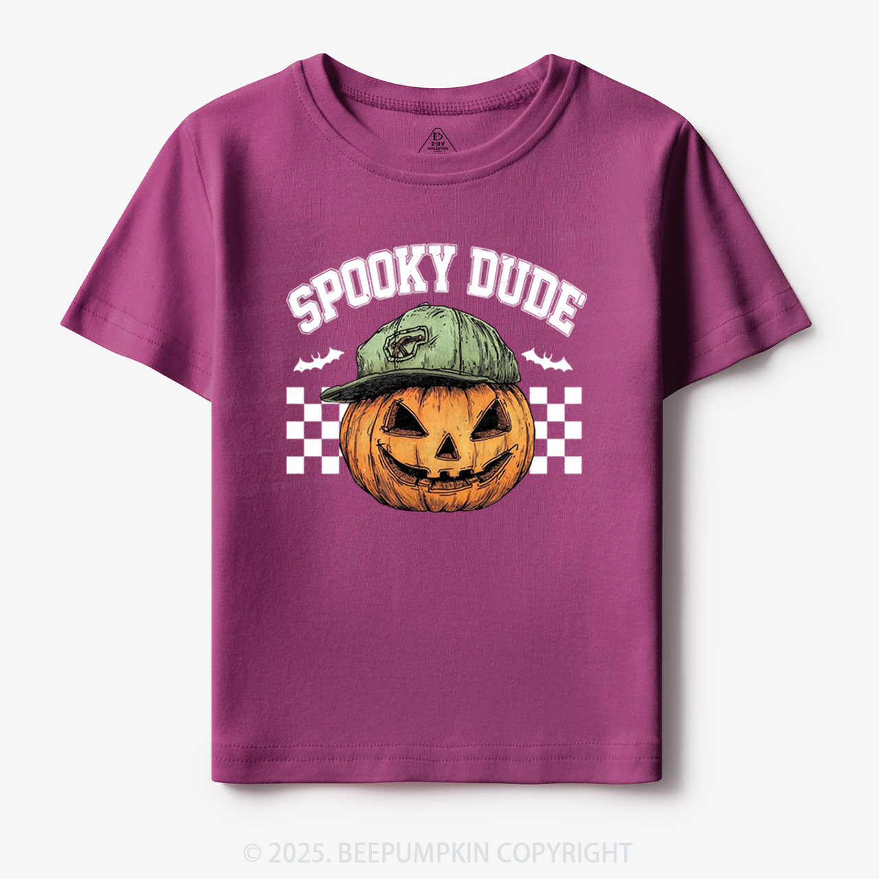 Spooky Dude Pumpkin Face Toddler&Kid's Tees Beepumpkin