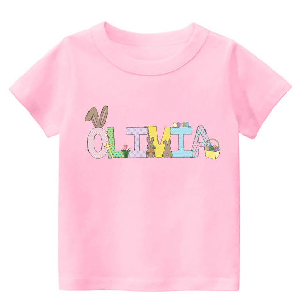 Personalized Name Easter Kids Shirt