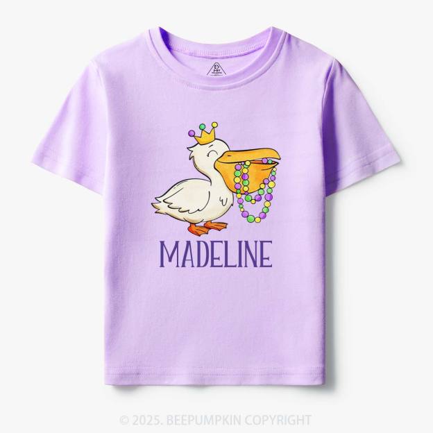 Personalized Louisiana Pelican Toddler&Kid's Tees Beepumpkin