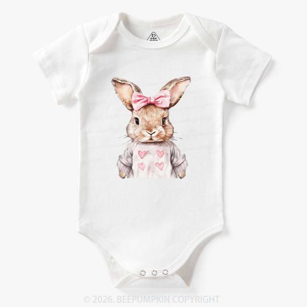 Sweet Bow Bunny Easter Bodysuit