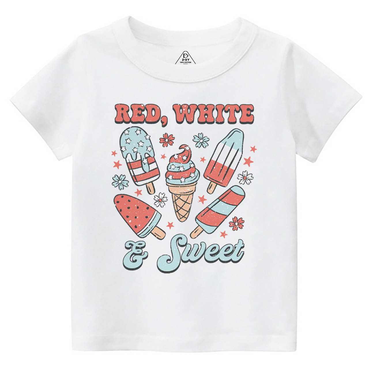 Red White And Sweet Toddler&Kid's Tees Beepumpkin 