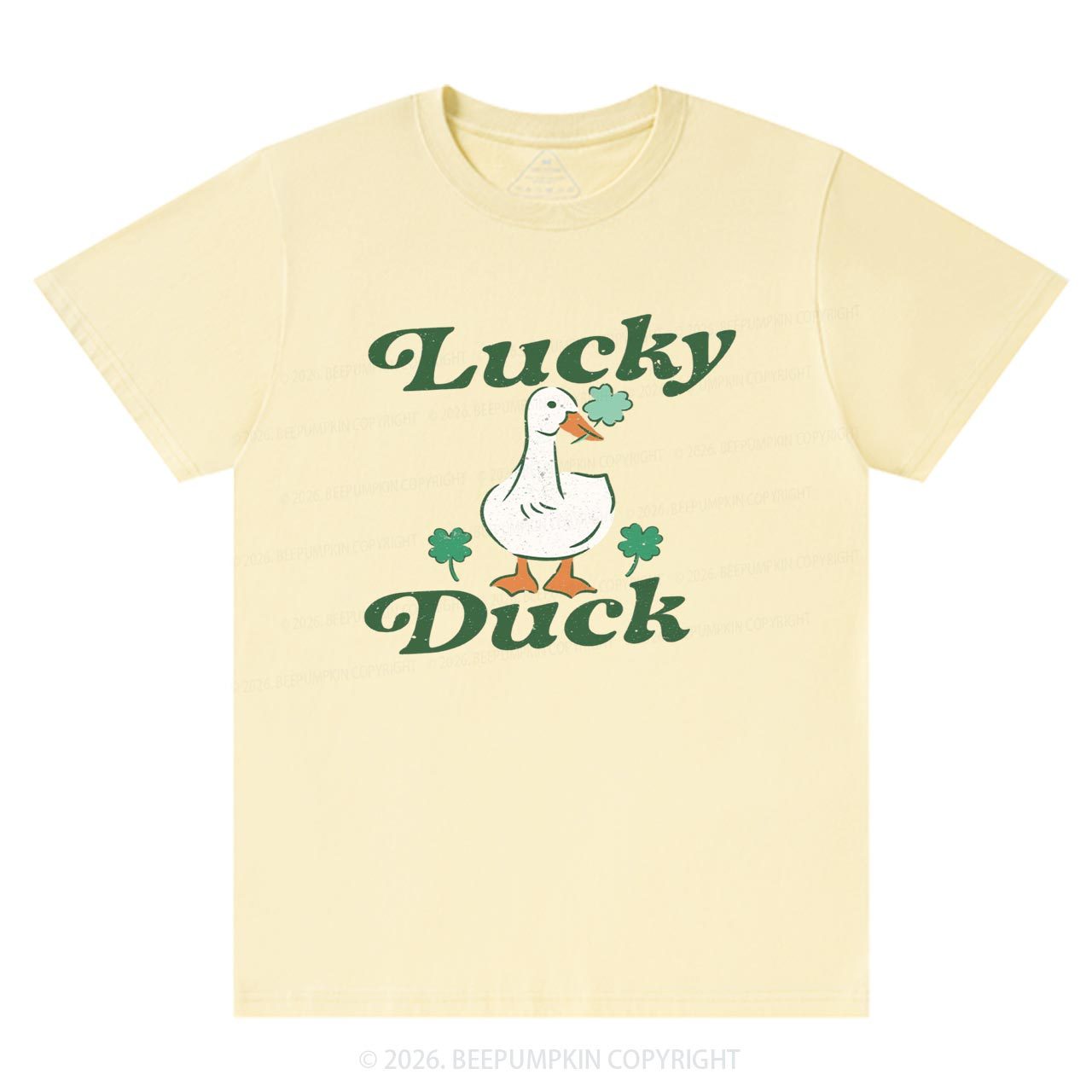 Lucky Duck St Patrick's Day T-Shirts Beepumpkin