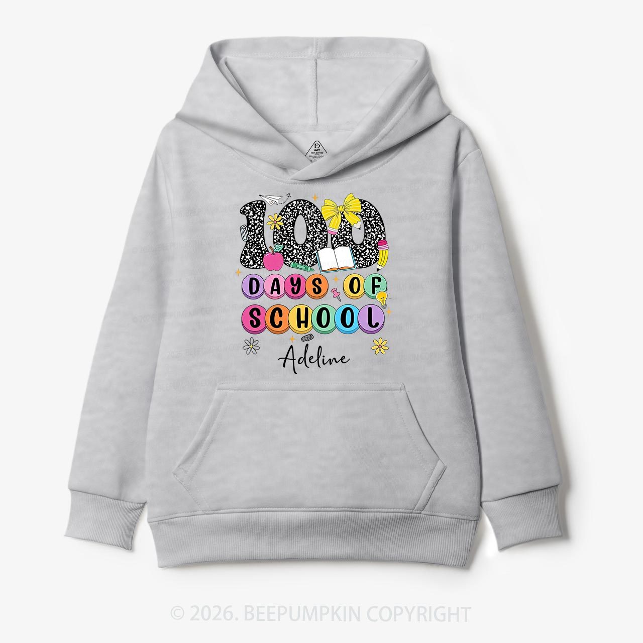 Personalized 100 Days Smarter and Sweeter Toddler&Kid's Hoodies