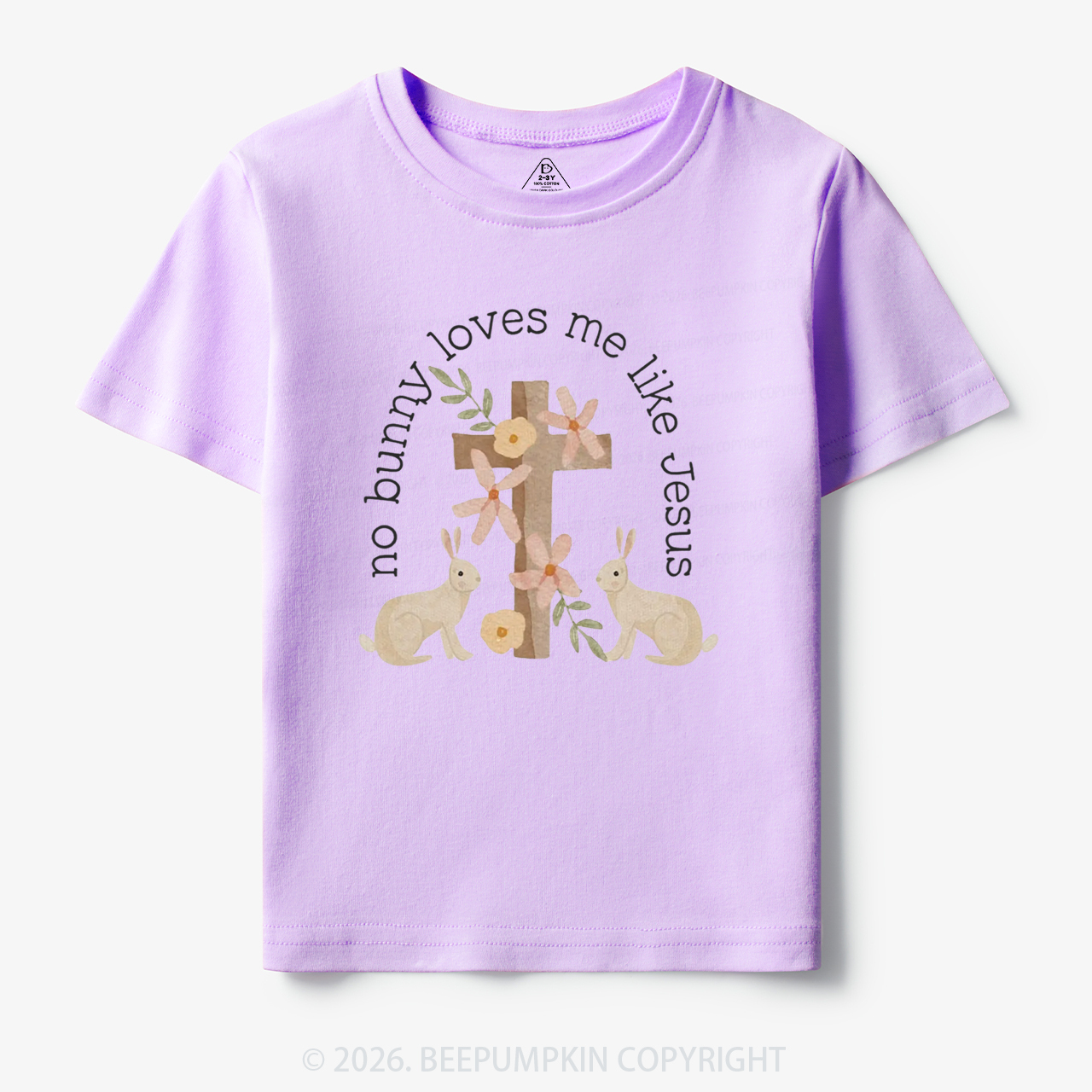 No Bunny Loves Me Like Jesus Toddler&Kid's Tees