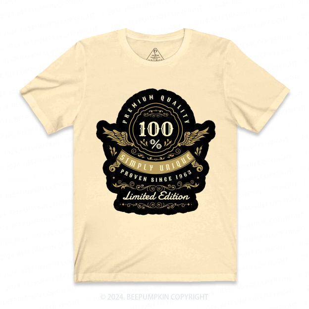 100% Simply Unique Grandpa Personalized Shirt