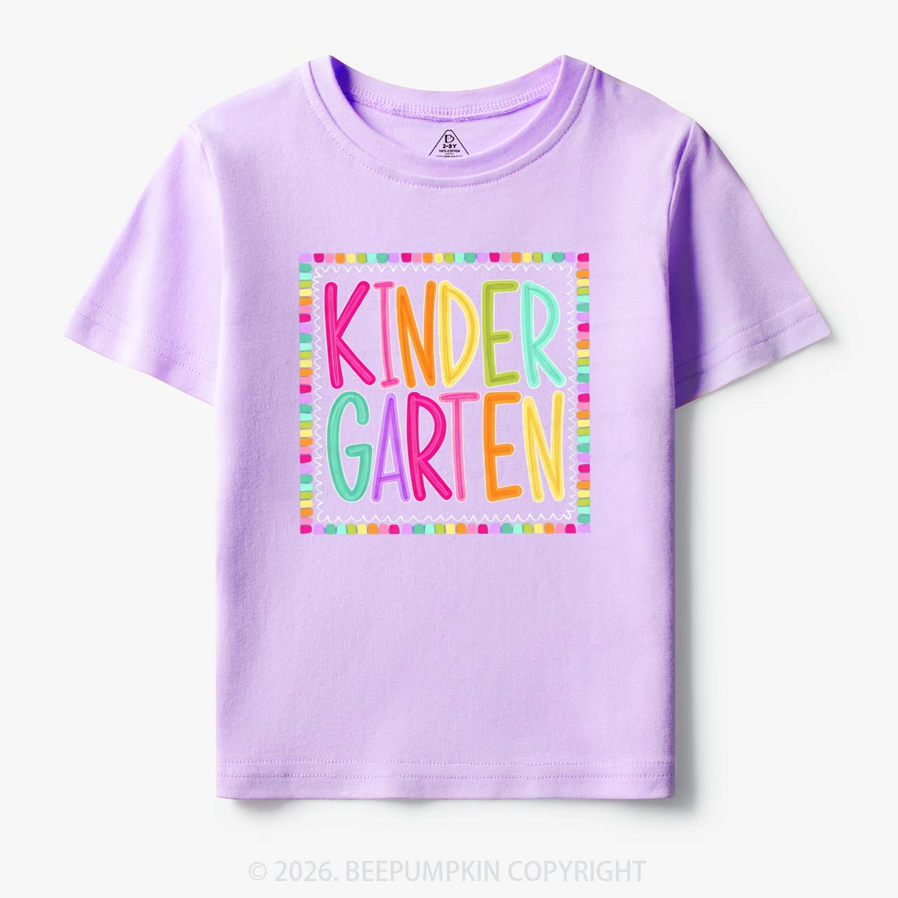 Color Pop Grade Level Back to School Toddler&Kid's Tees