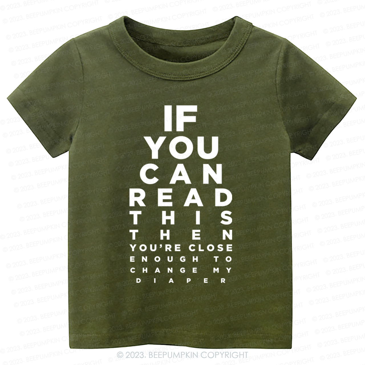 If You Can Read This Then You Can Change My Diaper Kids Shirt
