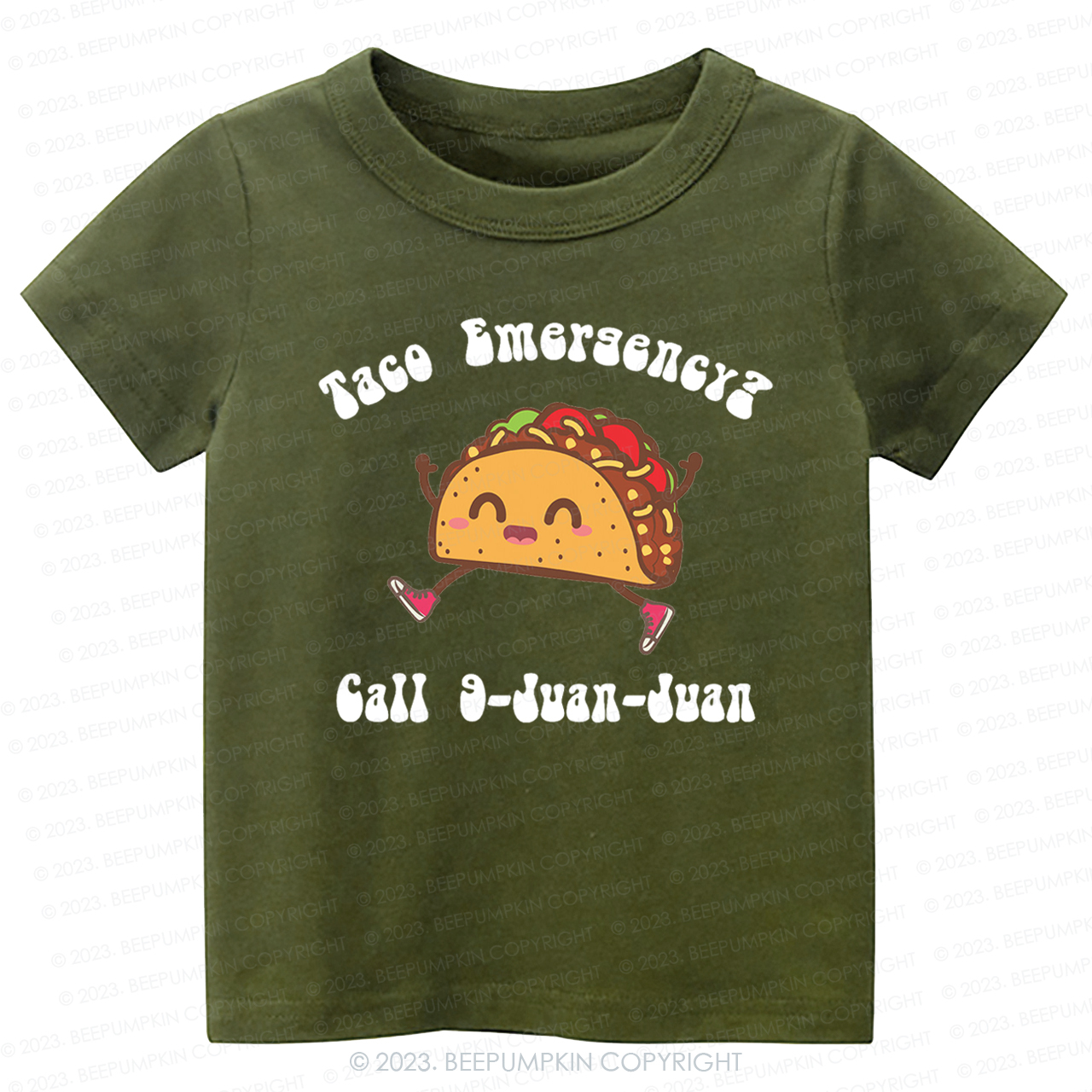 Funny Taco Emergency Kids Shirt