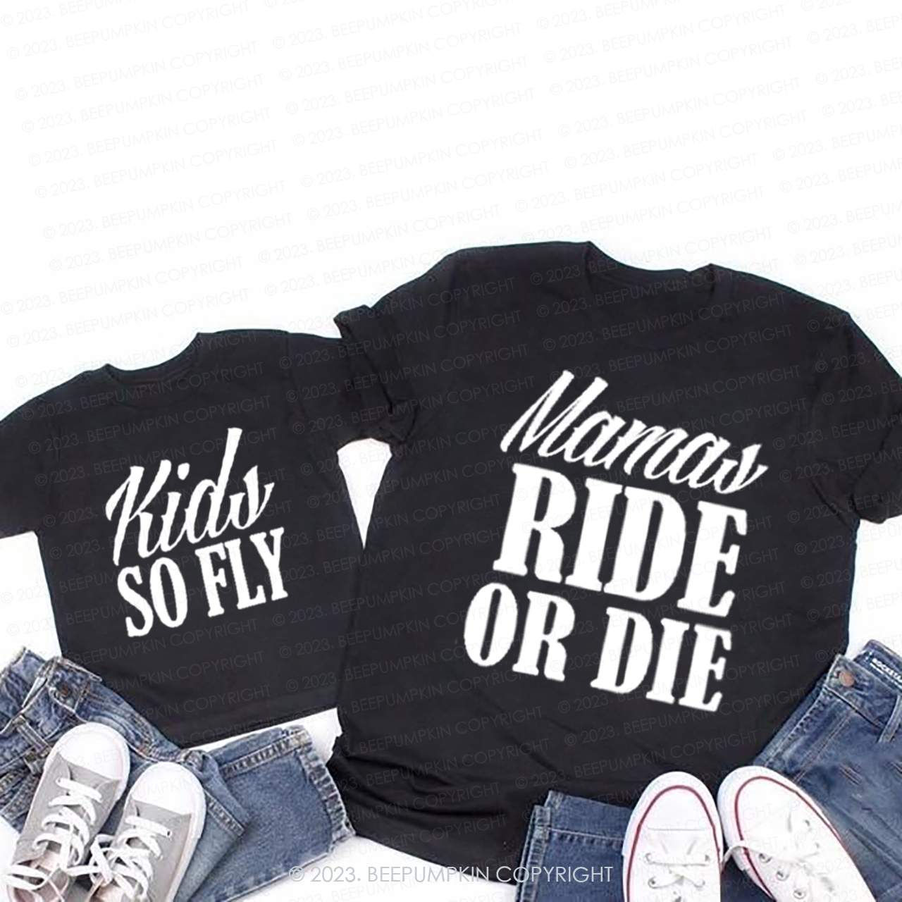 Kids So Fly Mama Ride Or Die T-Shirts For Mom&Me