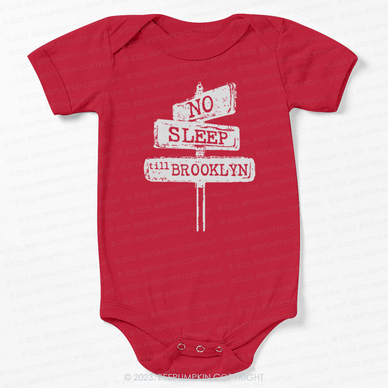 No Sleep Till Brooklyn Bodysuit For Baby