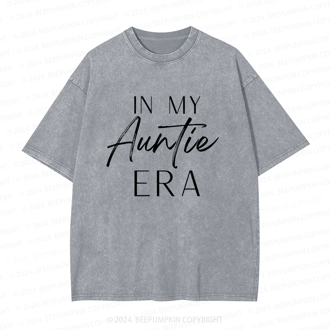 In My Auntie Era Aunt Washed Tees