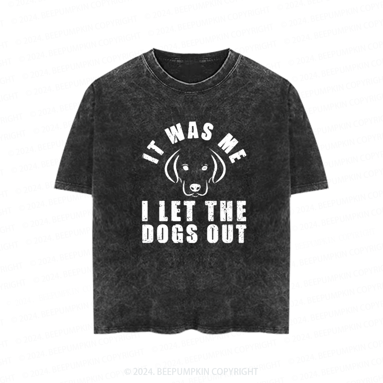 It Was Me I Let The Dogs Out Toddler&Kids Washed Tees          