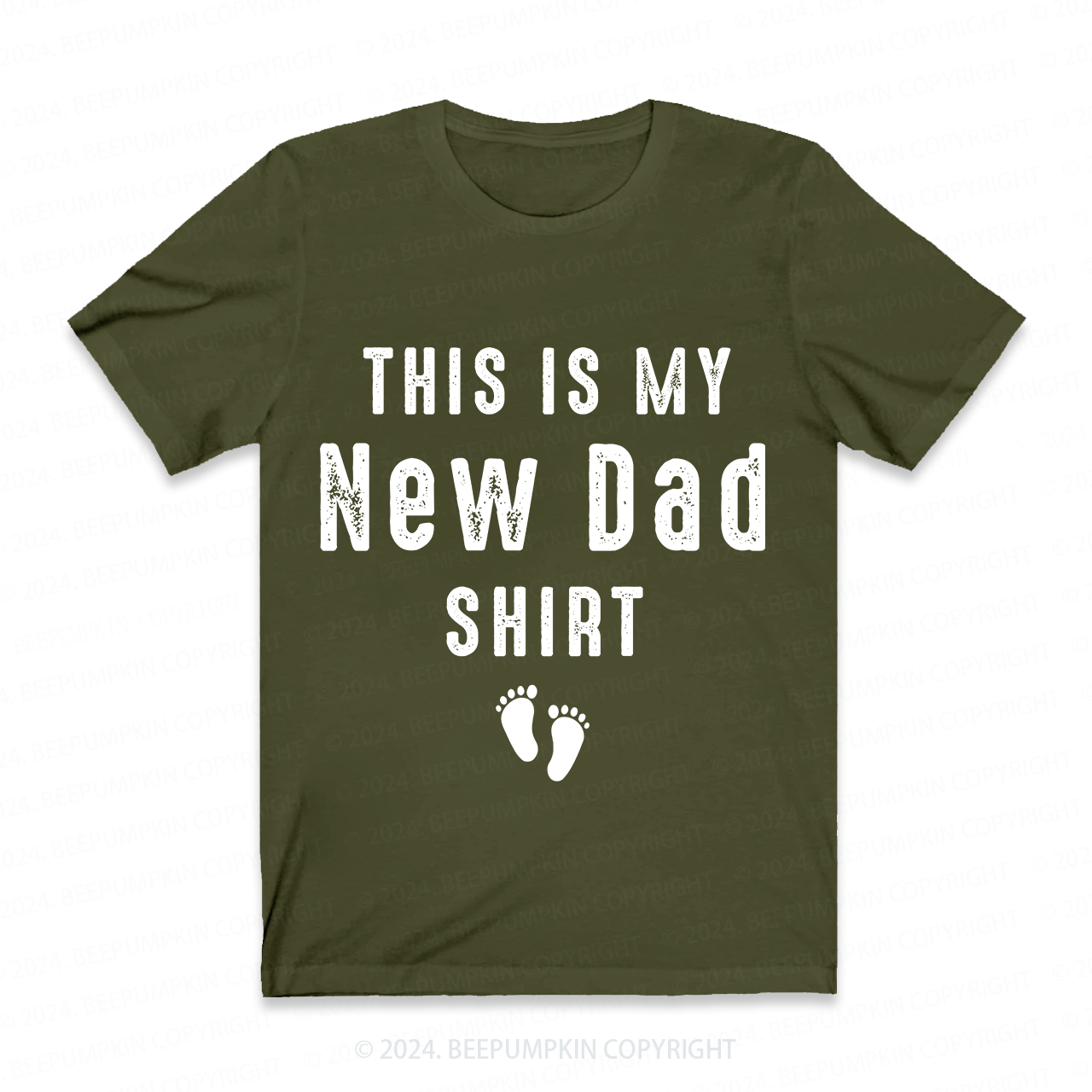 This is My New Dad Shirt First Father‘s Day T-shirt