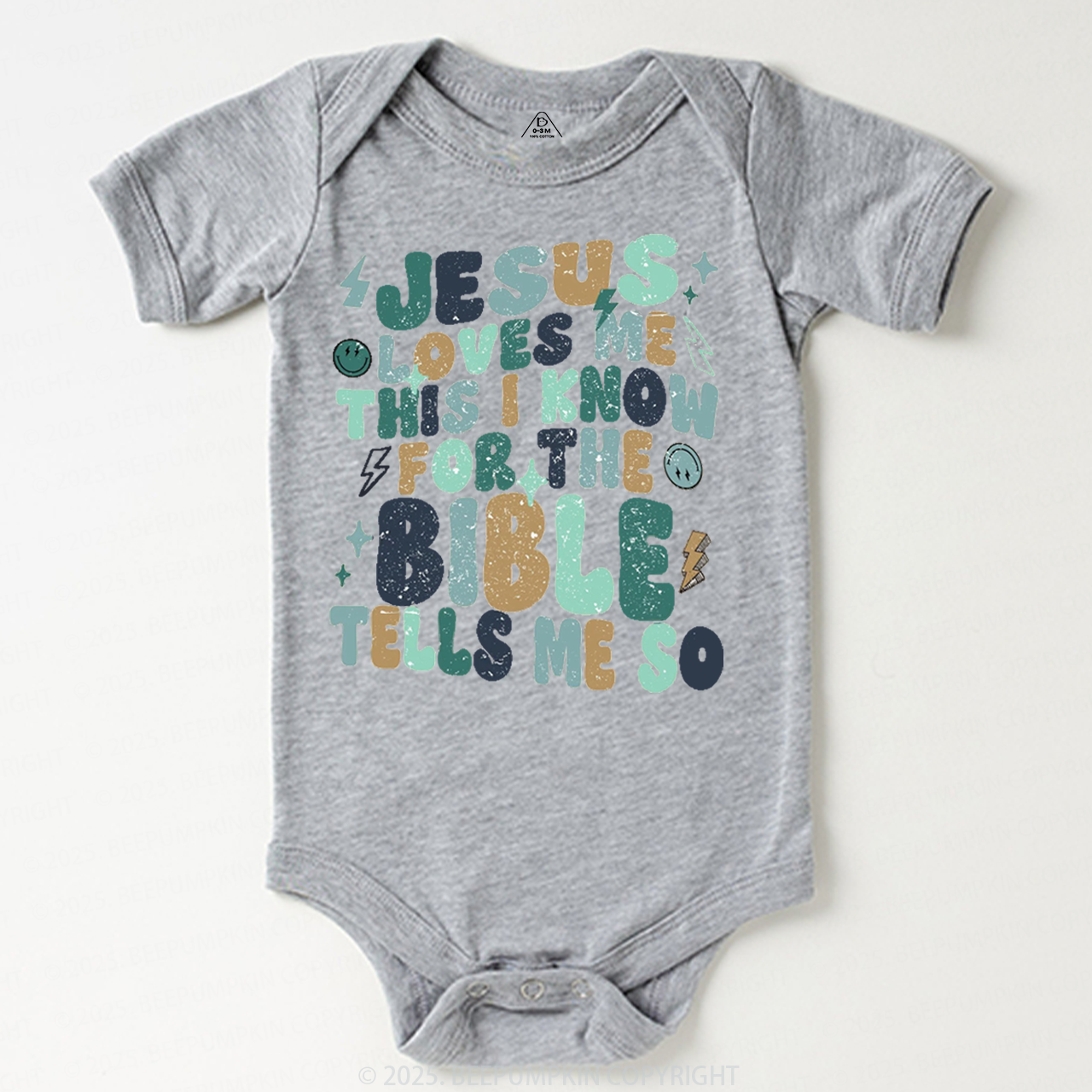 Jesus Loves Me Bodysuit Beepumpkin