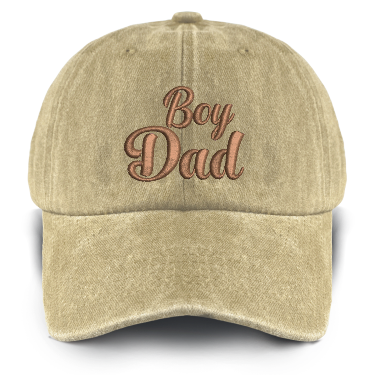 Boy Dad Embroidered Baseball Cap