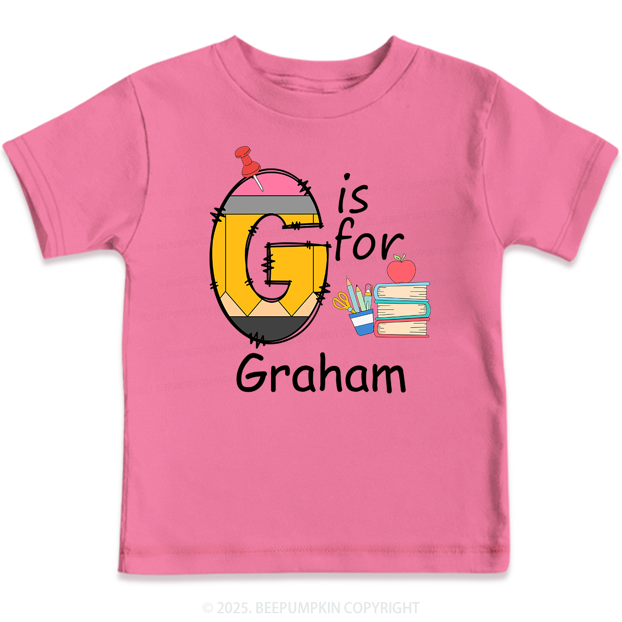 Personalized Alphabet Name Toddler&Kid's Tees Beepumpkin
