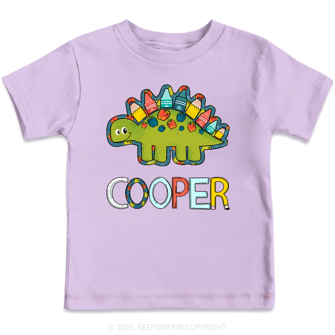 Personalized Back To School Dinosaur Kids Shirts