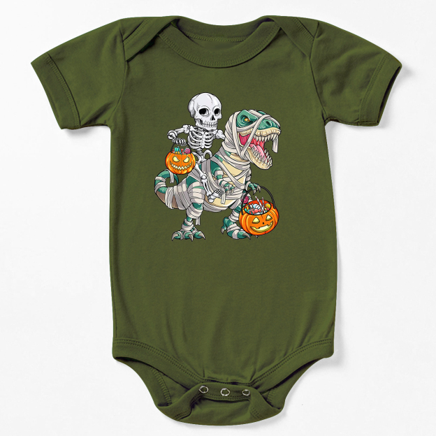 Spooky Saurus Halloween Bodysuit For Baby