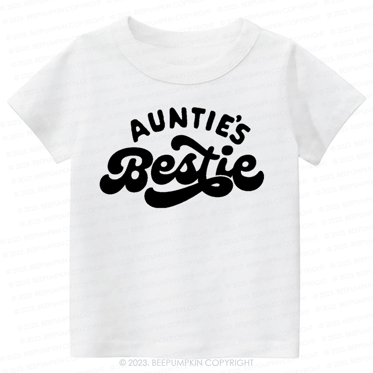 Cute  Auntie's Bestie -Toddler Tees