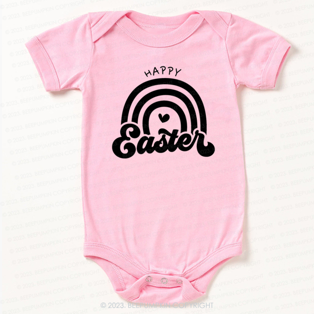 Happy Easter Rainbow Bodysuit For Baby