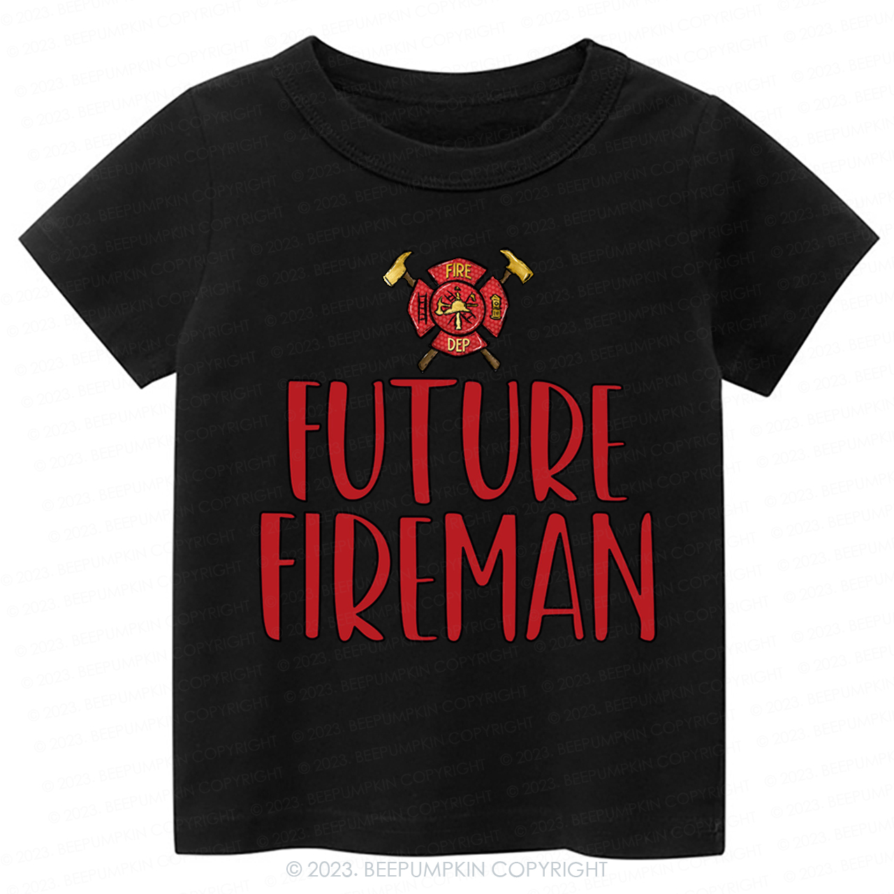 Future Fireman Firetruck -Toddler Tees