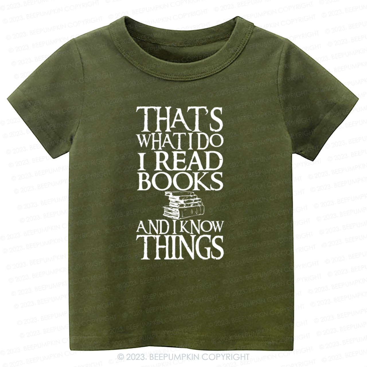 Funny Quote I Read Books And I Know Things Kids Shirt