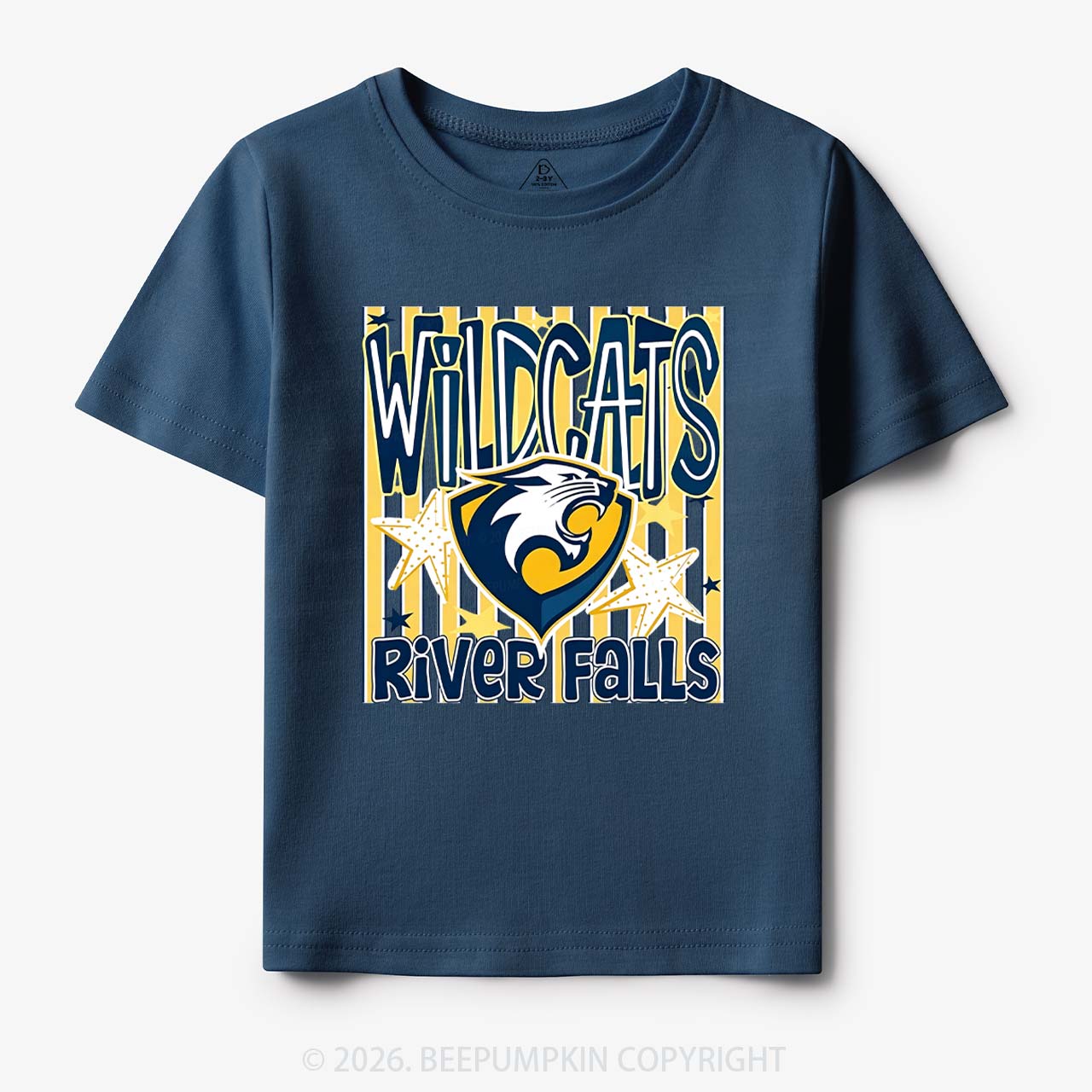 Personalized School Name Mascot Team Spirit Toddler&Kid's Tees