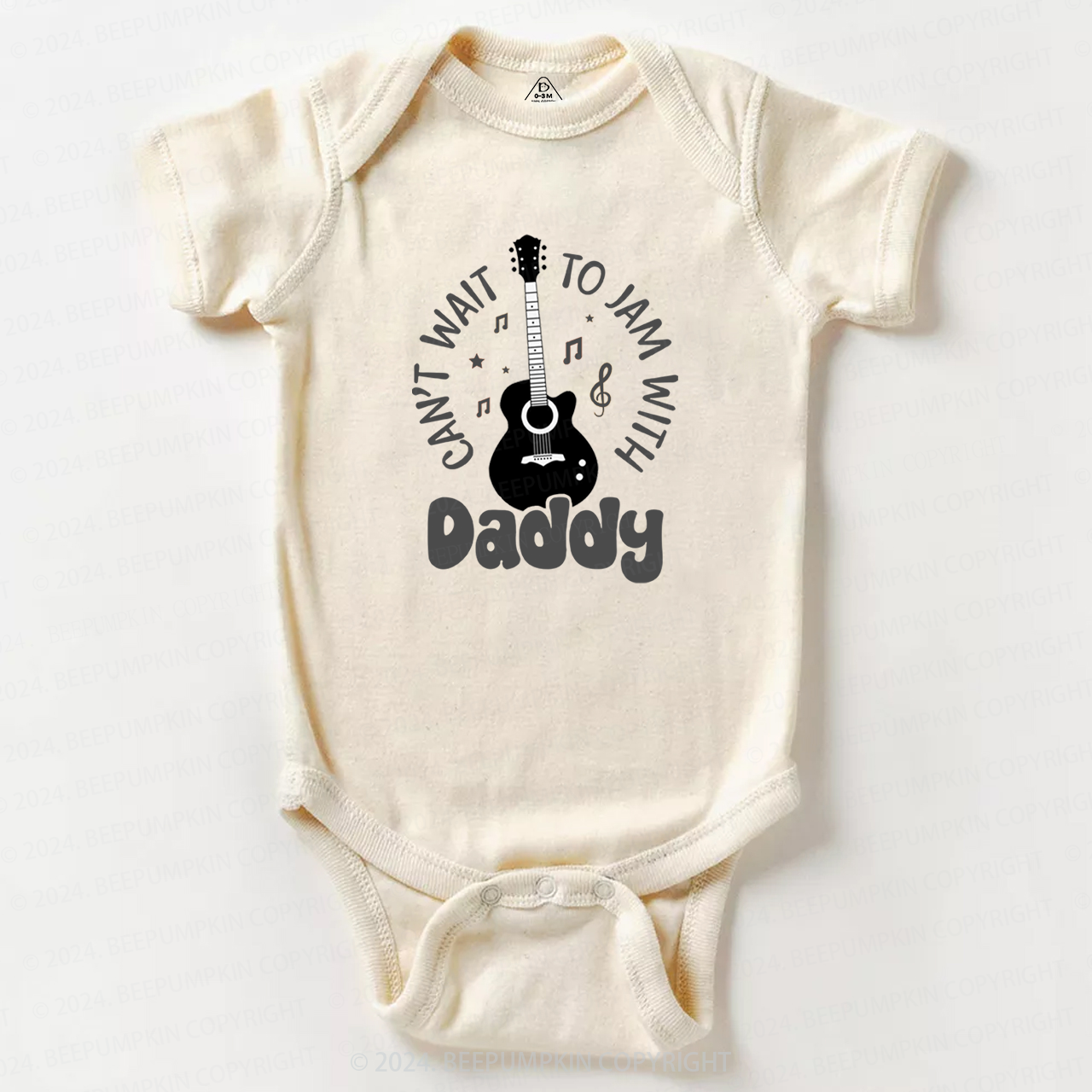 Can't Wait To Jaim With Daddy Baby Bodysuit 8