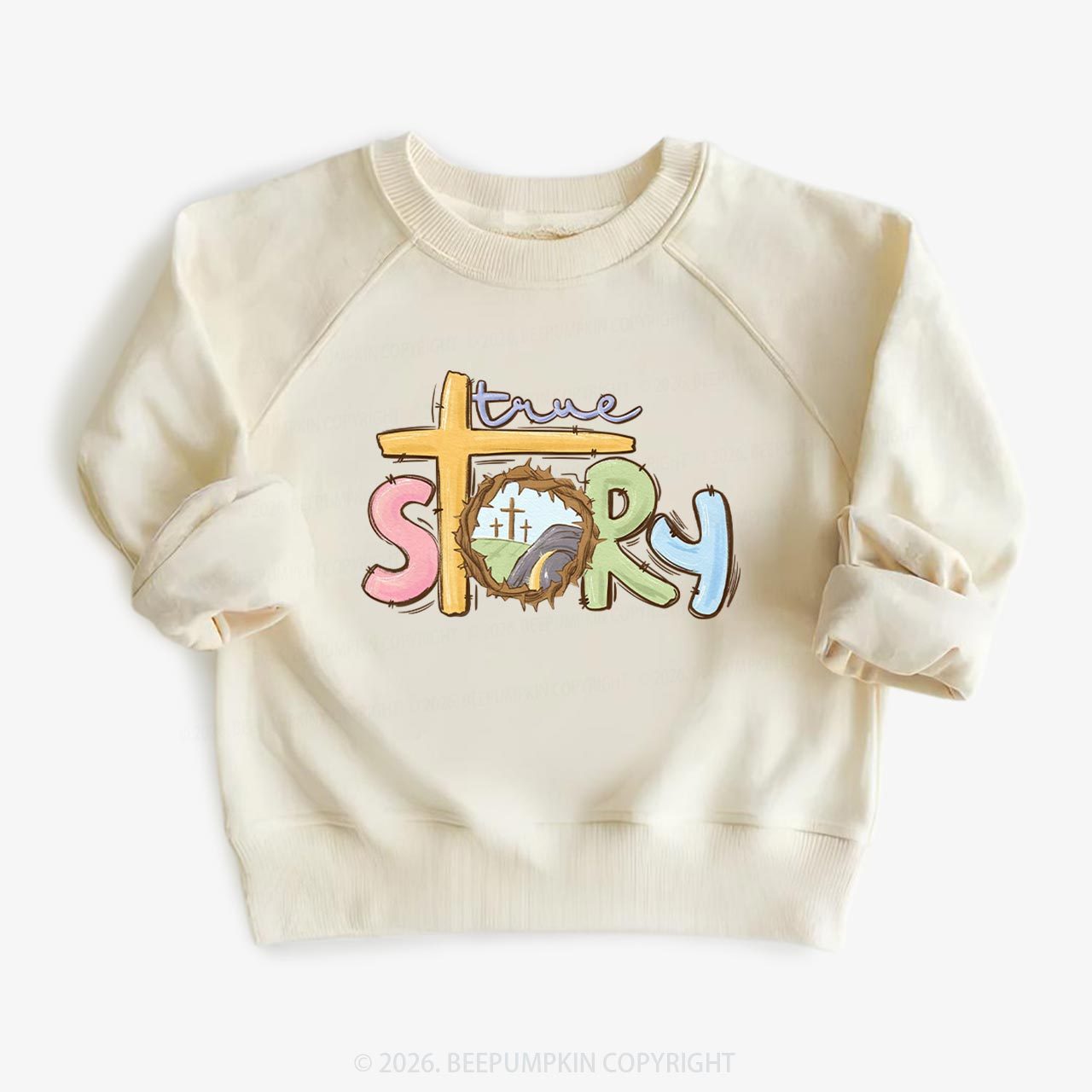 True Story Easter Kid's Sweatshirt