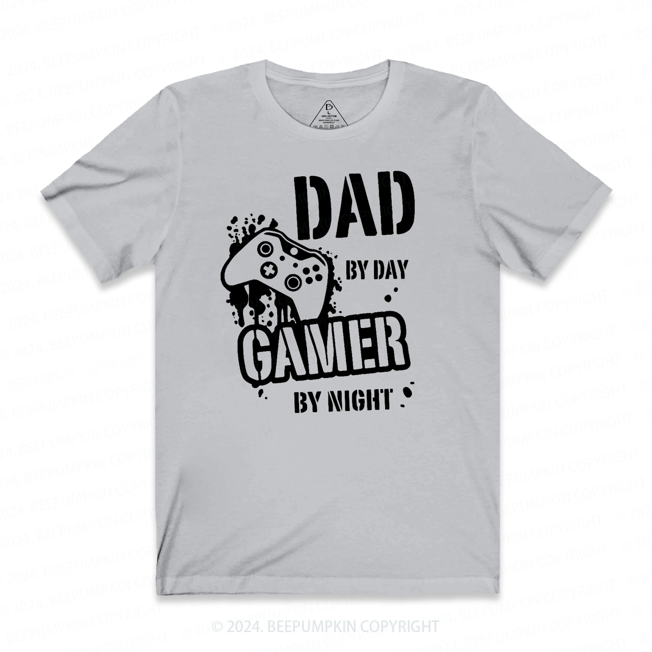 Dad By Day Gamer By Night T-shirt