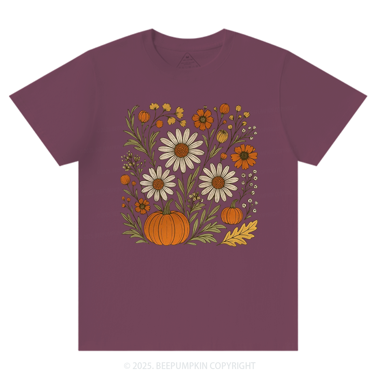 Boho Floral Fall T-Shirts Beepumpkin