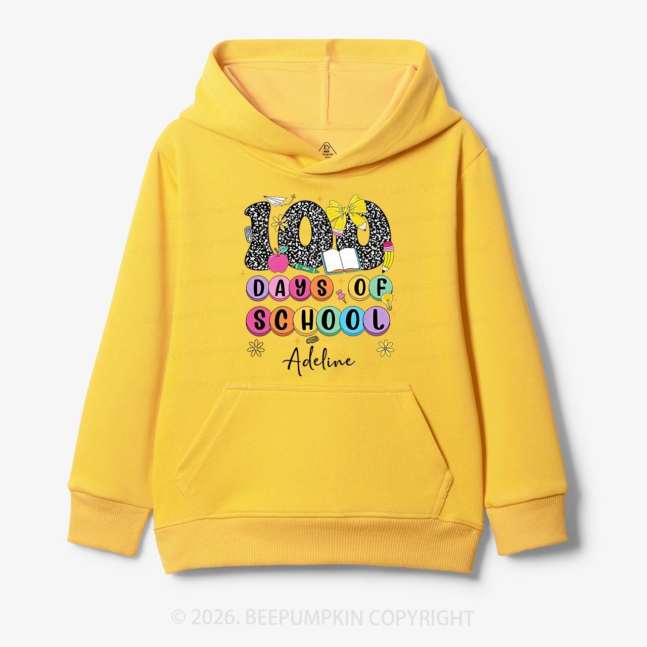 Personalized 100 Days Smarter and Sweeter Toddler&Kid's Hoodies