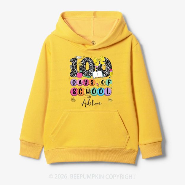 Personalized 100 Days Smarter and Sweeter Toddler&Kid's Hoodies