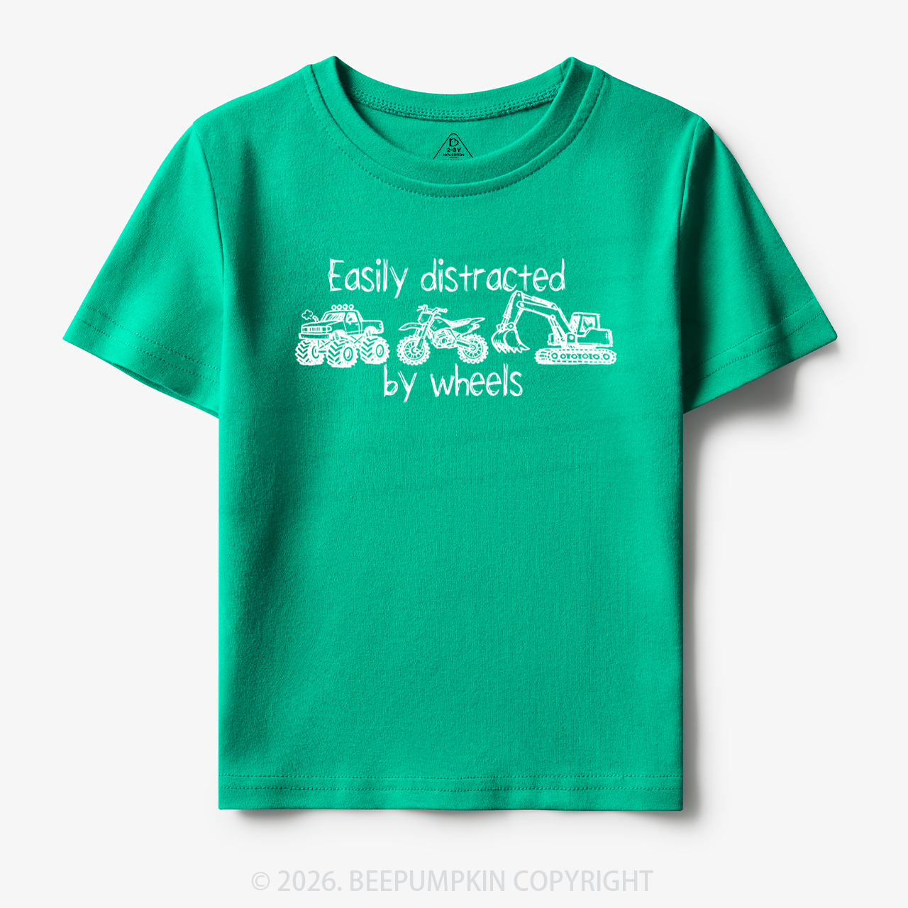 Monster Truck Tractor Toddler&Kid's Tees