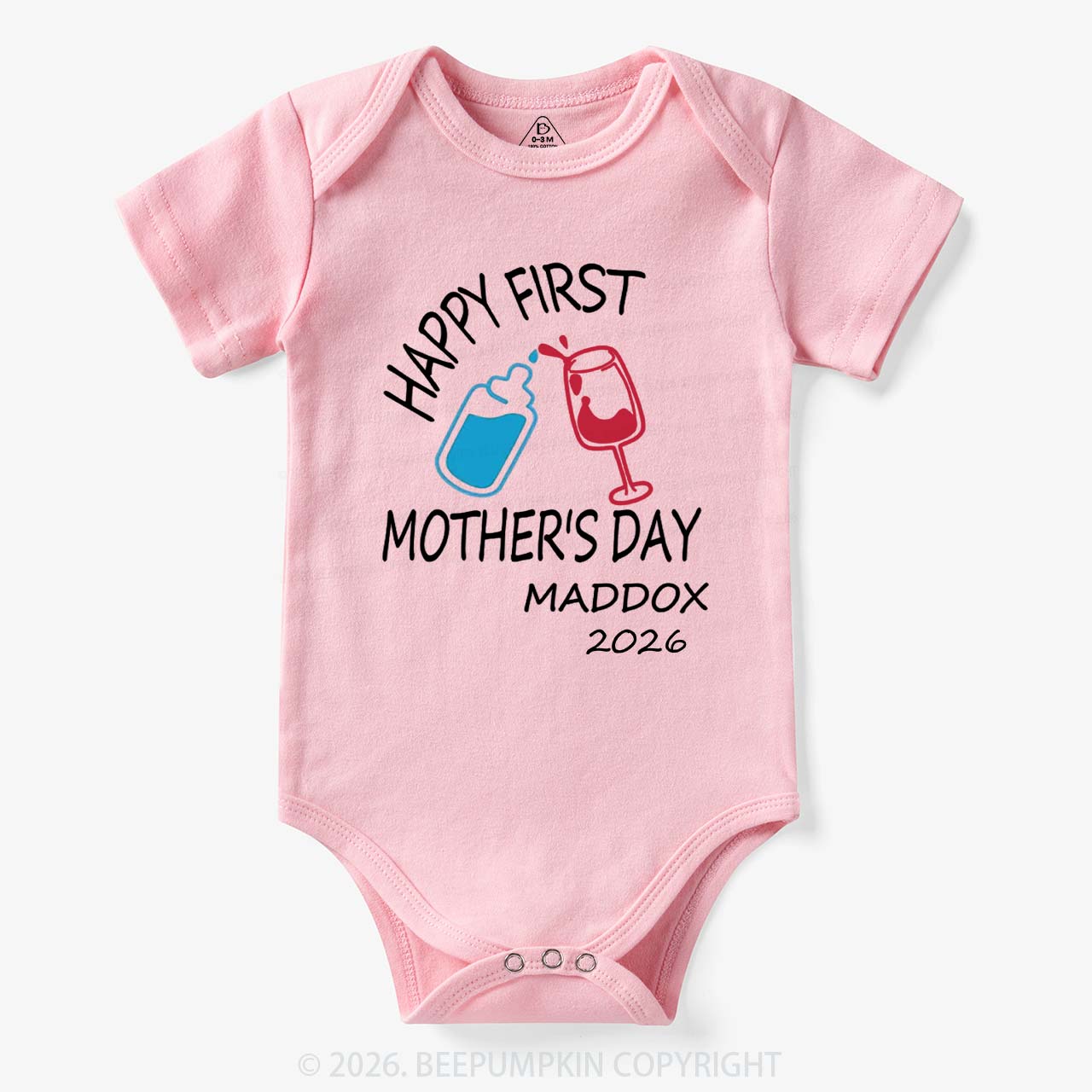 Happy Mother's/ Father's Day Cheers Bodysuit For Baby