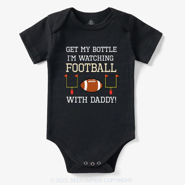 Football With Daddy Bodysuit Beepumpkin
