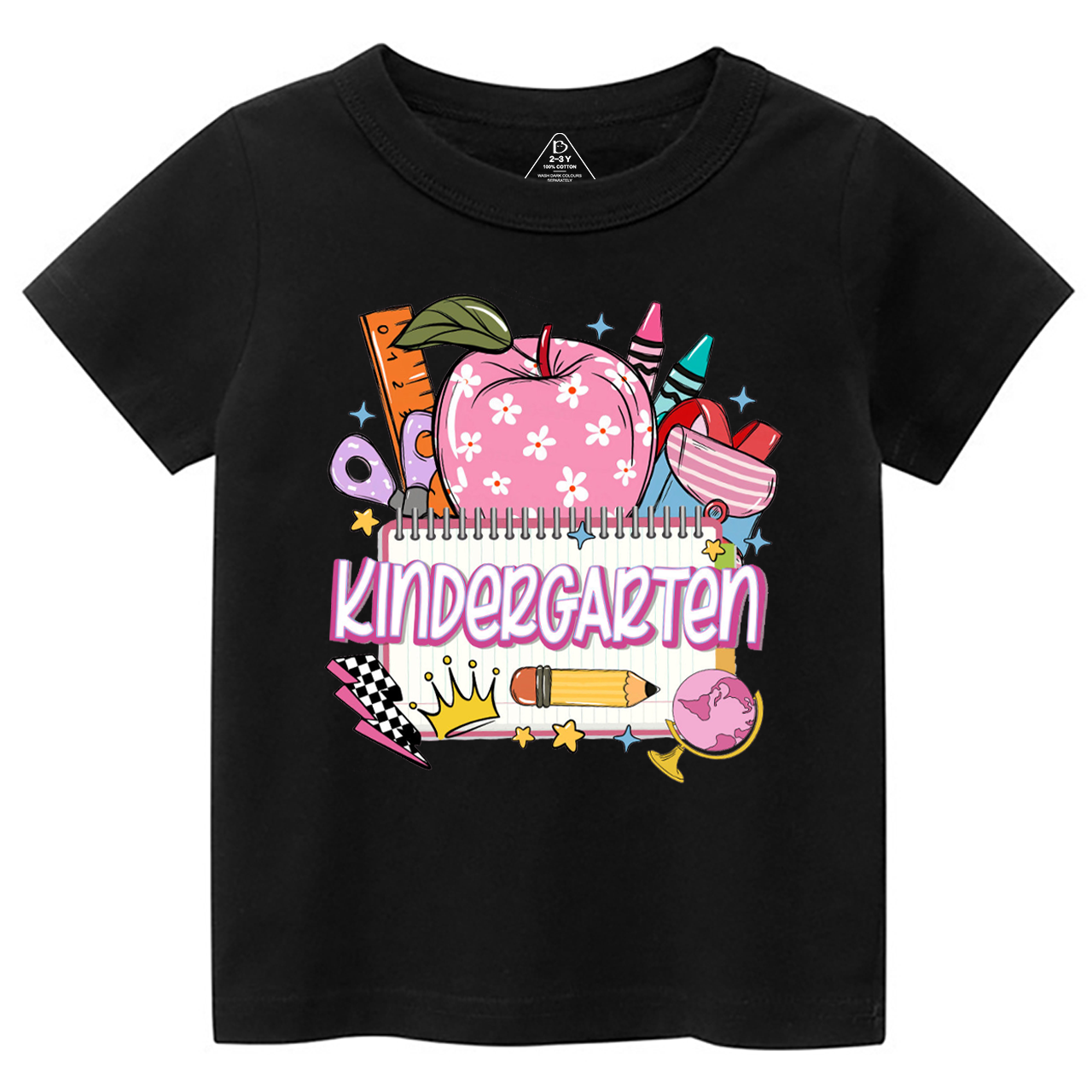 Personalized Retro Back To School Toddler&Kid's Tees Beepumpkin 