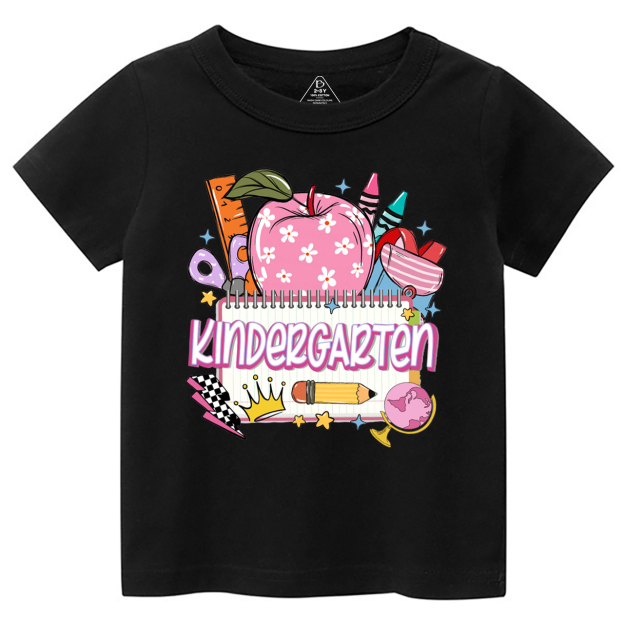 Personalized Retro Back To School Toddler&Kid's Tees Beepumpkin 