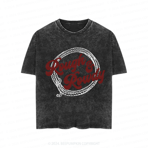 Rough and Rowdy Toddler&Kids Washed Tees        