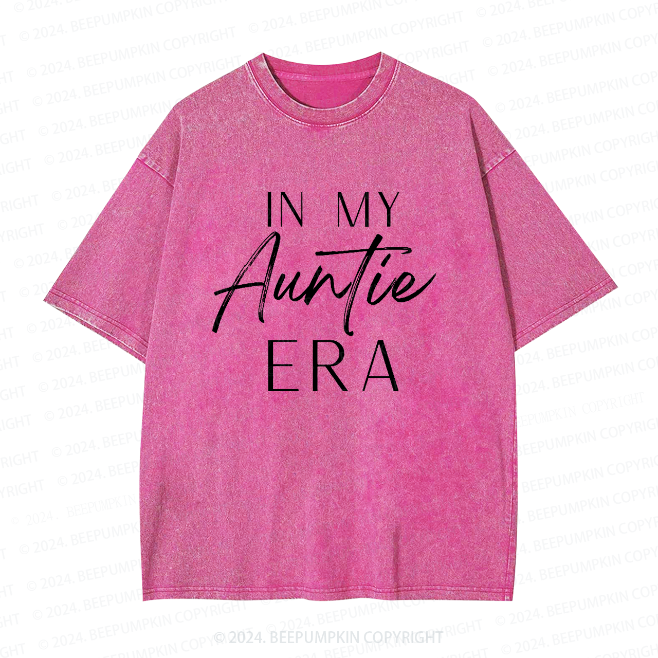 In My Auntie Era Aunt Washed Tees