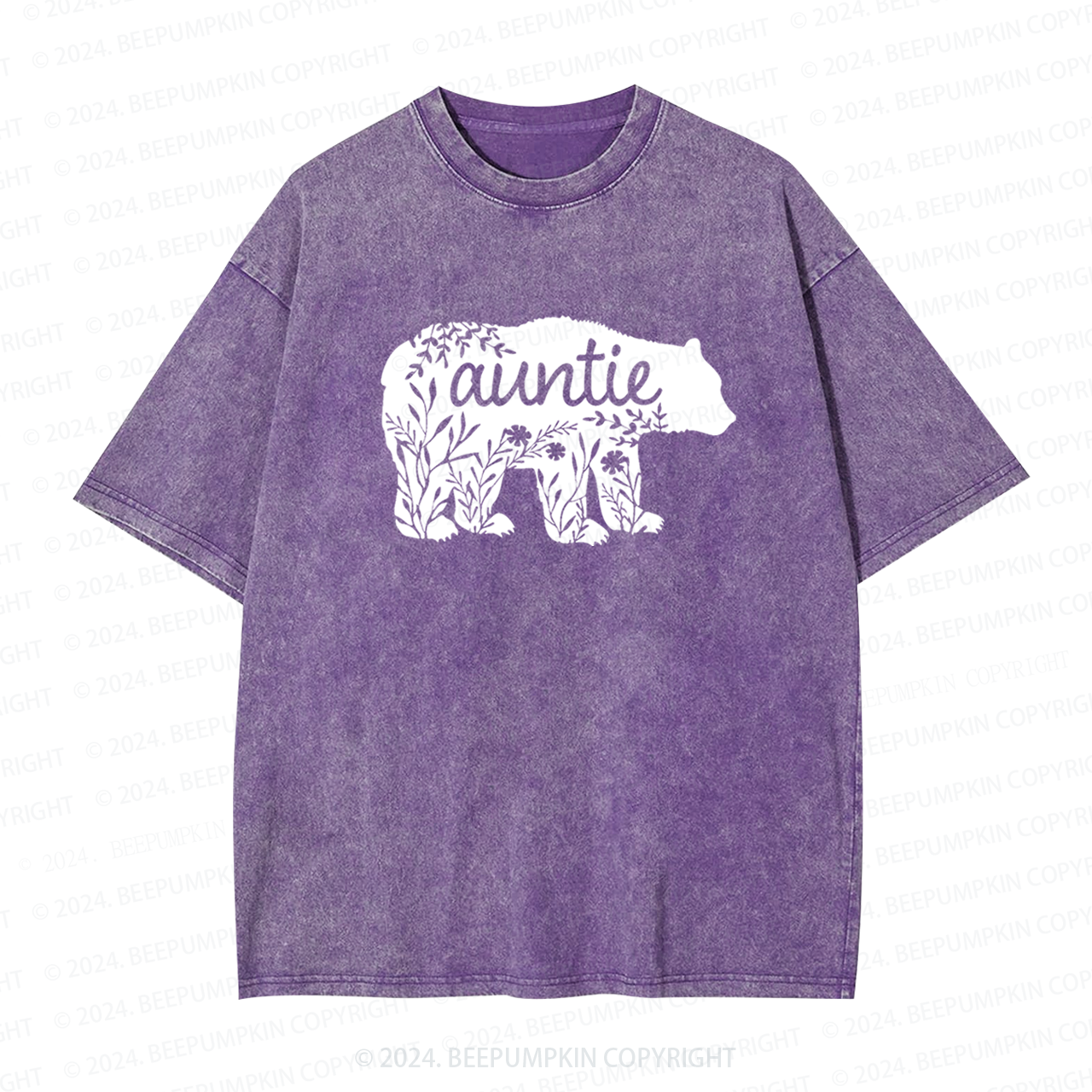 Auntie Bear Auntie Washed Tees