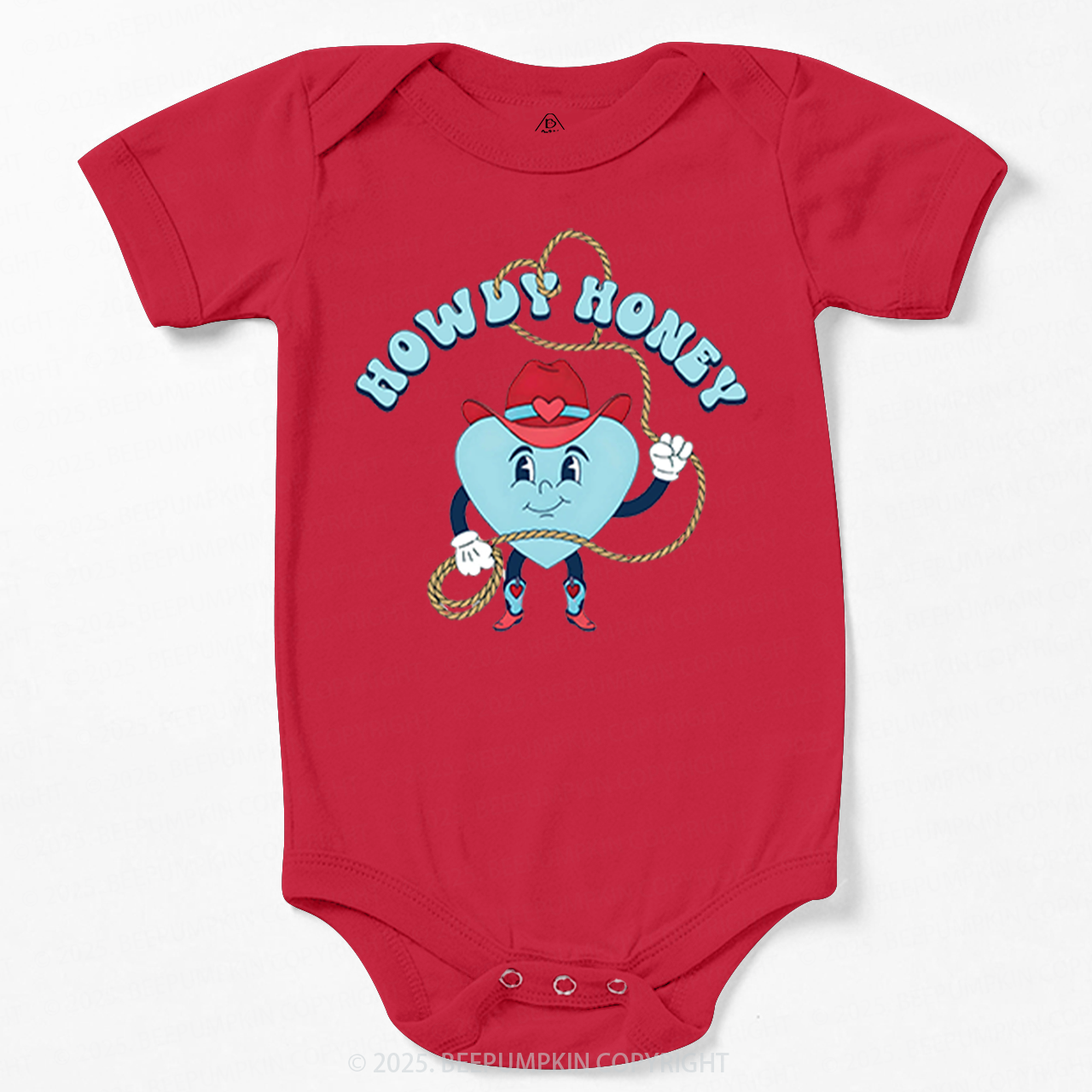 Howdy Honey Valentine's Day Bodysuit Beepumpkin