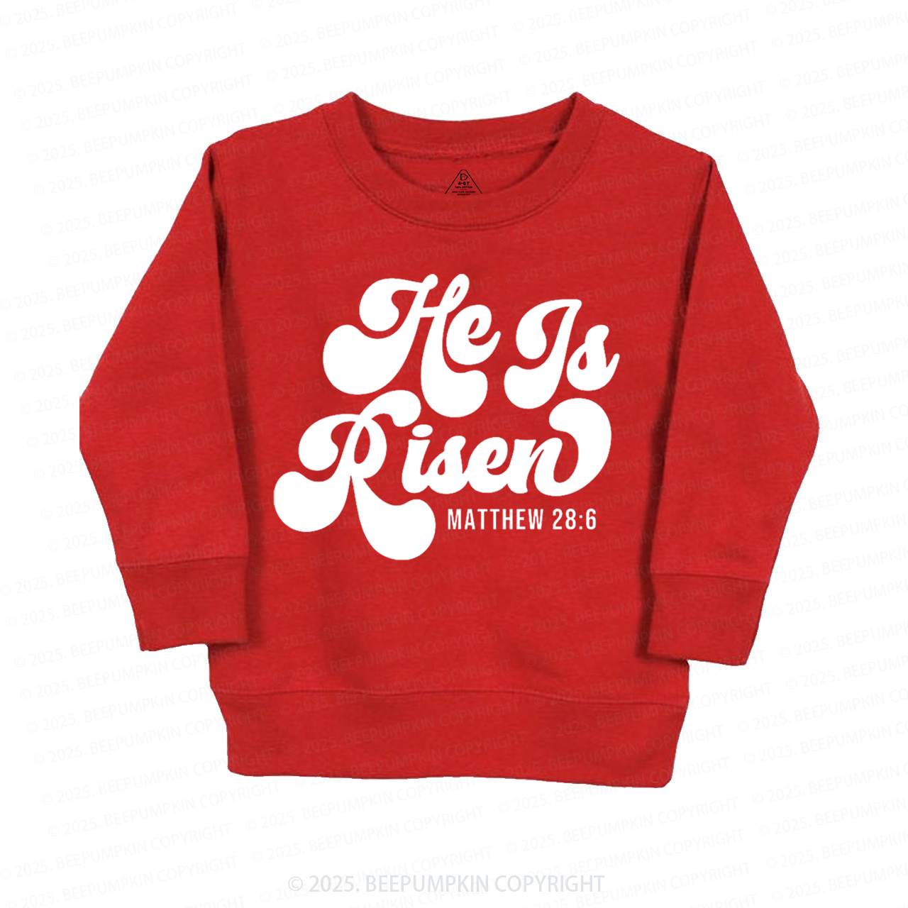 He Is Risen Kid's Sweatshirt 3