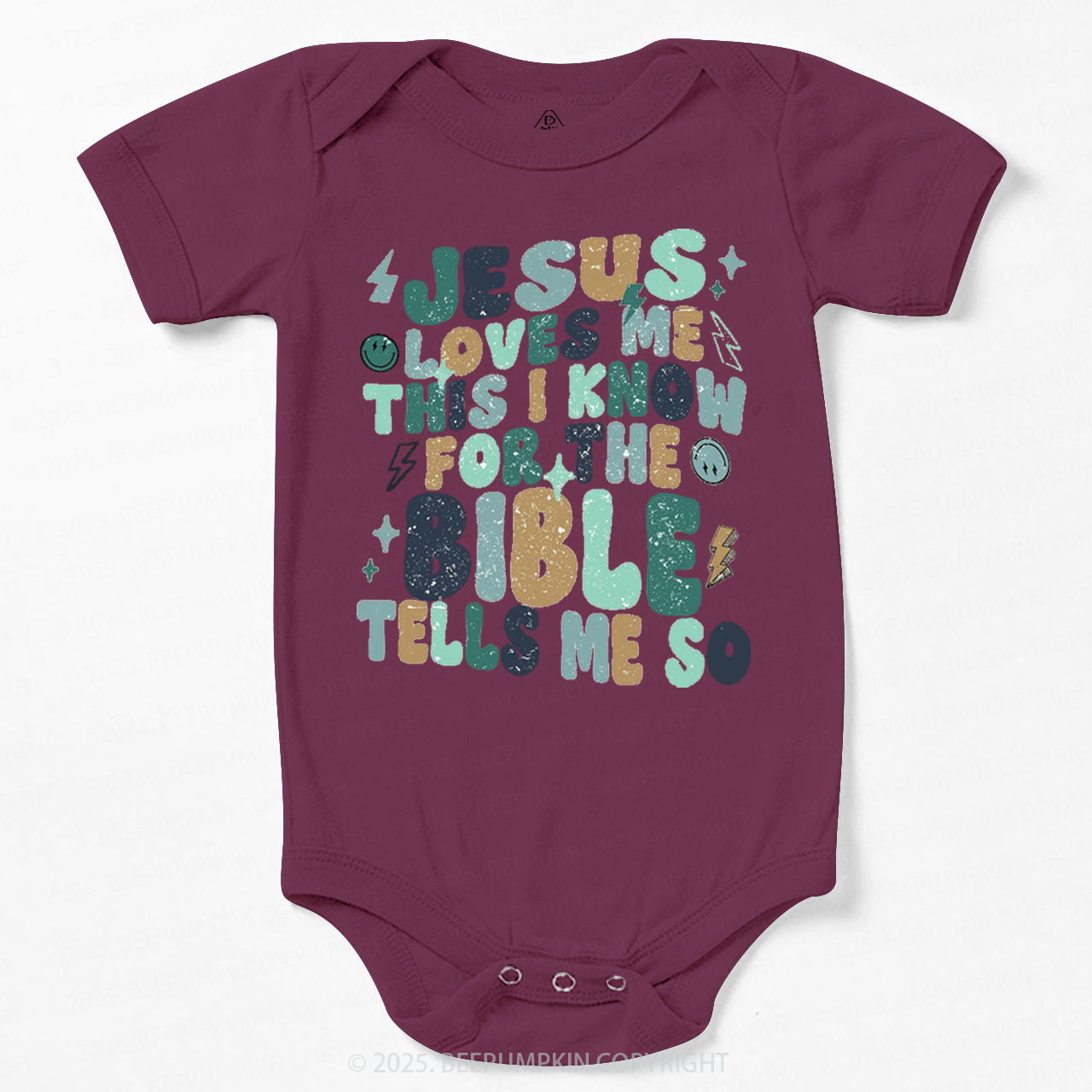 Jesus Loves Me Bodysuit Beepumpkin