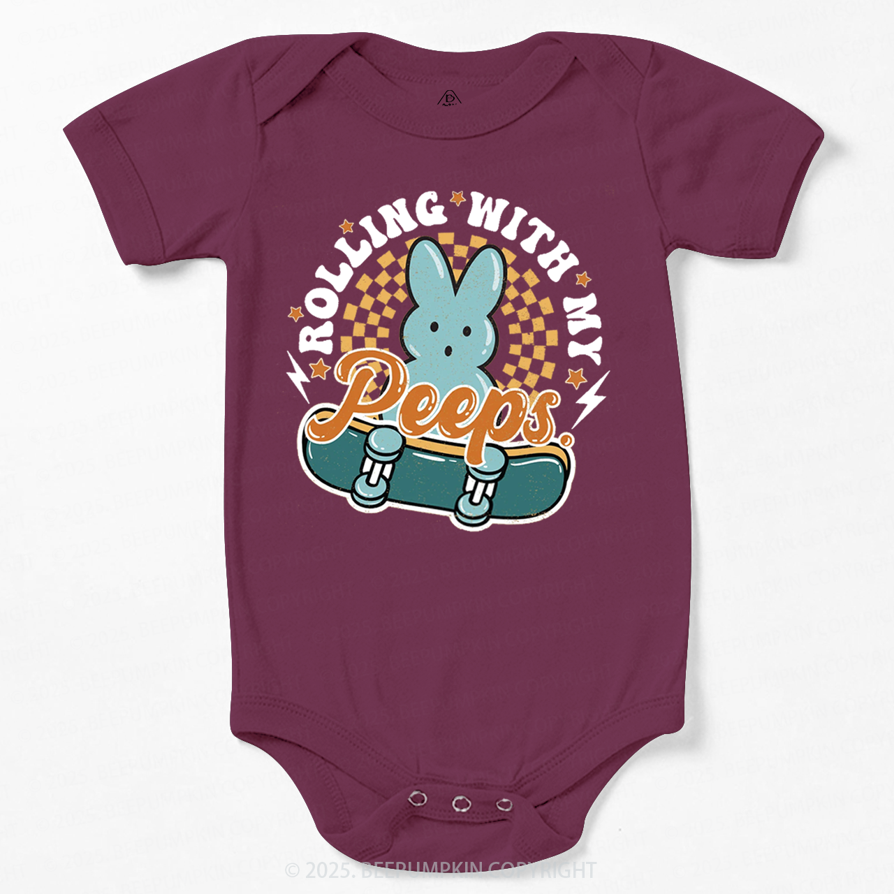 Rolling With My Peeps Bodysuit Beepumpkin
